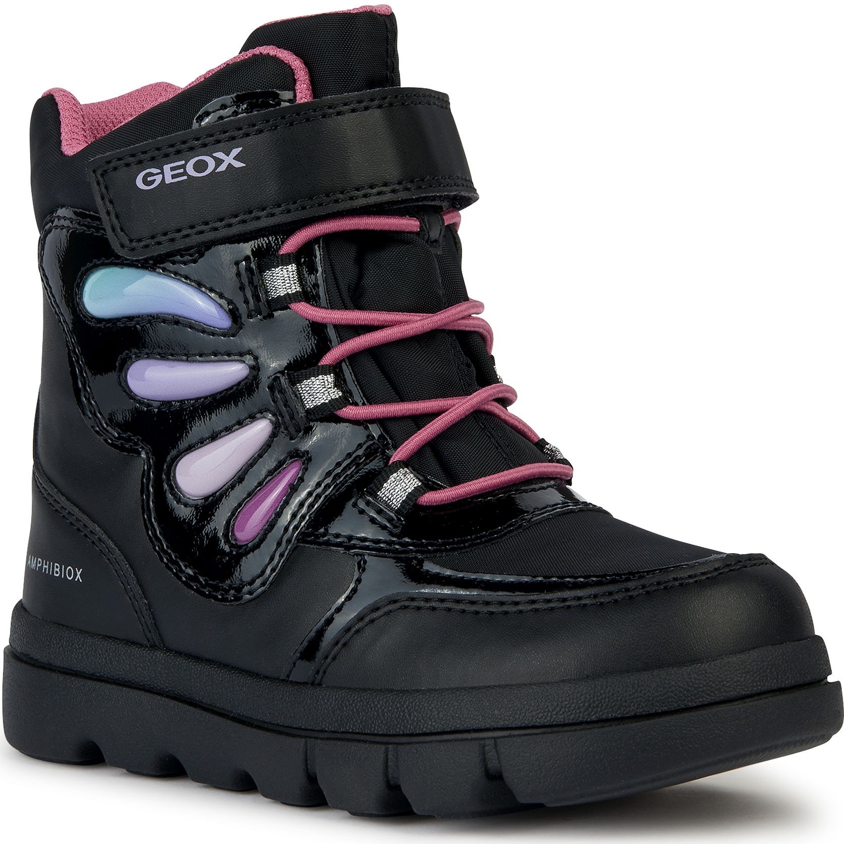 GEOX Aulinukai mergaitėms, Juoda, Willaboom booties 1