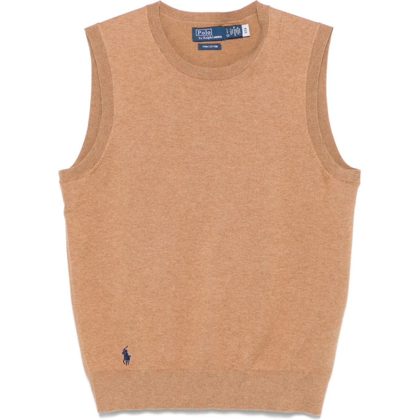 POLO RALPH LAUREN Megztinis moterims, Ruda, Sleeveless-pullover