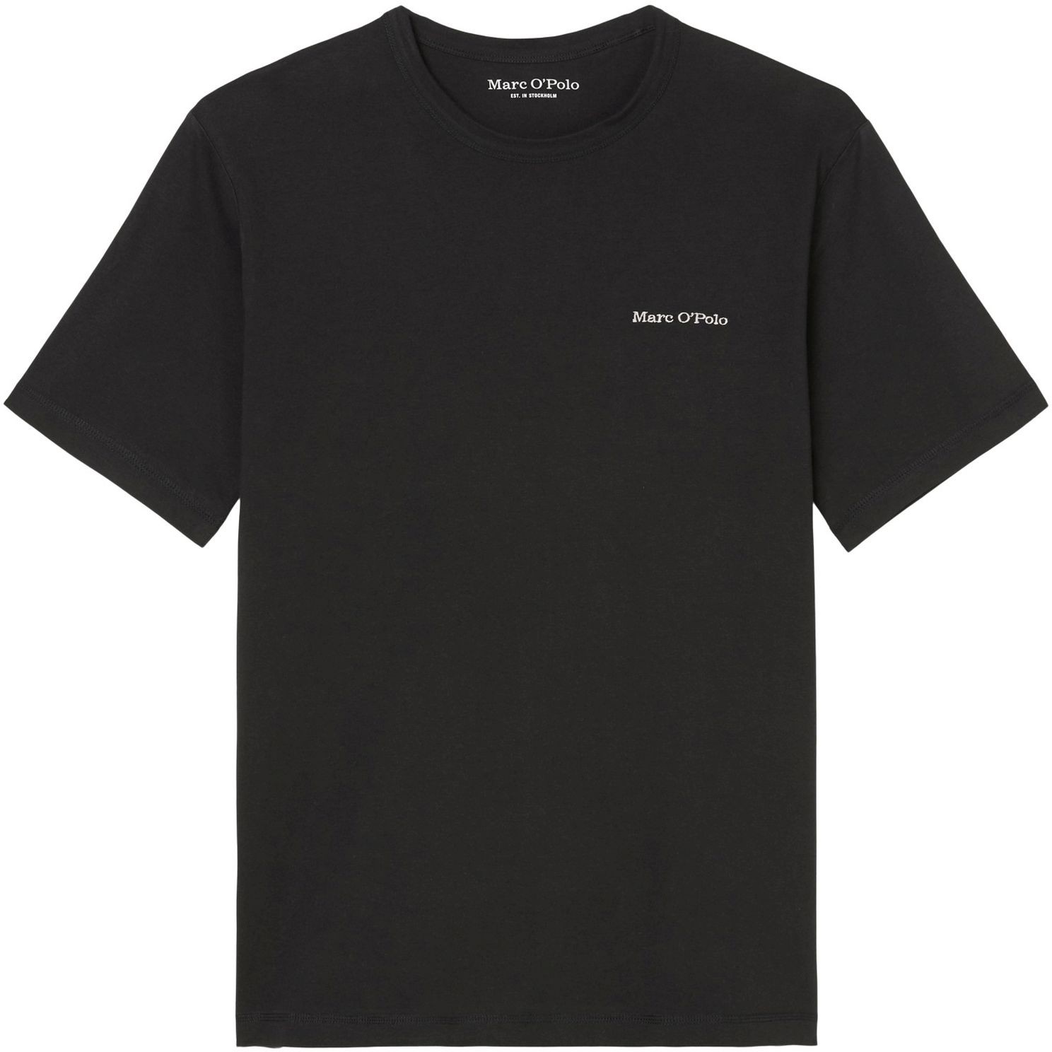 MARC O'POLO Marškinėliai vyrams, Juoda 1