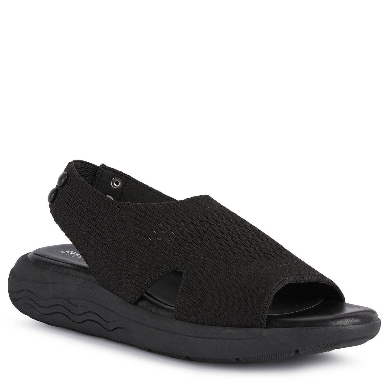 GEOX Basutės moterims, Juoda, SPHERICA EC5 SANDALS 1