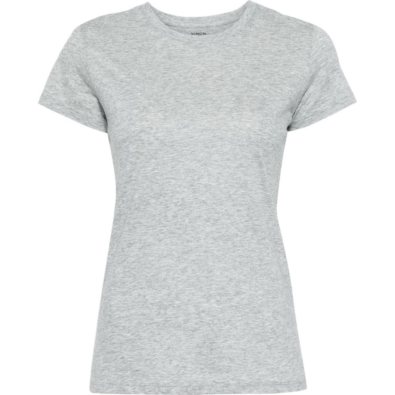 VINCE Marškinėliai trump. rankovėmis moterims, Pilka, Essential crew