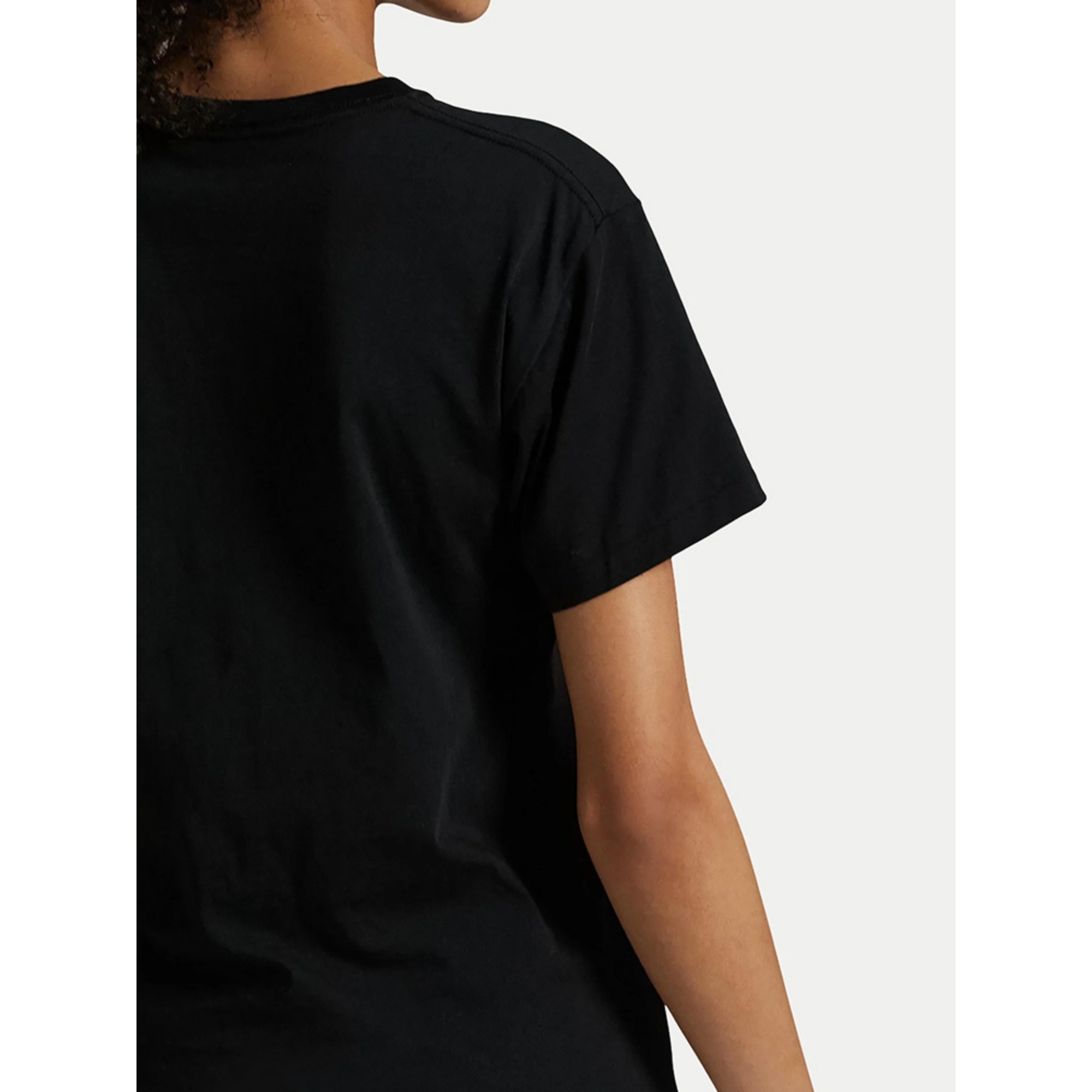 POLO RALPH LAUREN Marškinėliai trump. rankovėmis moterims, Juoda, Knit t shirt 4