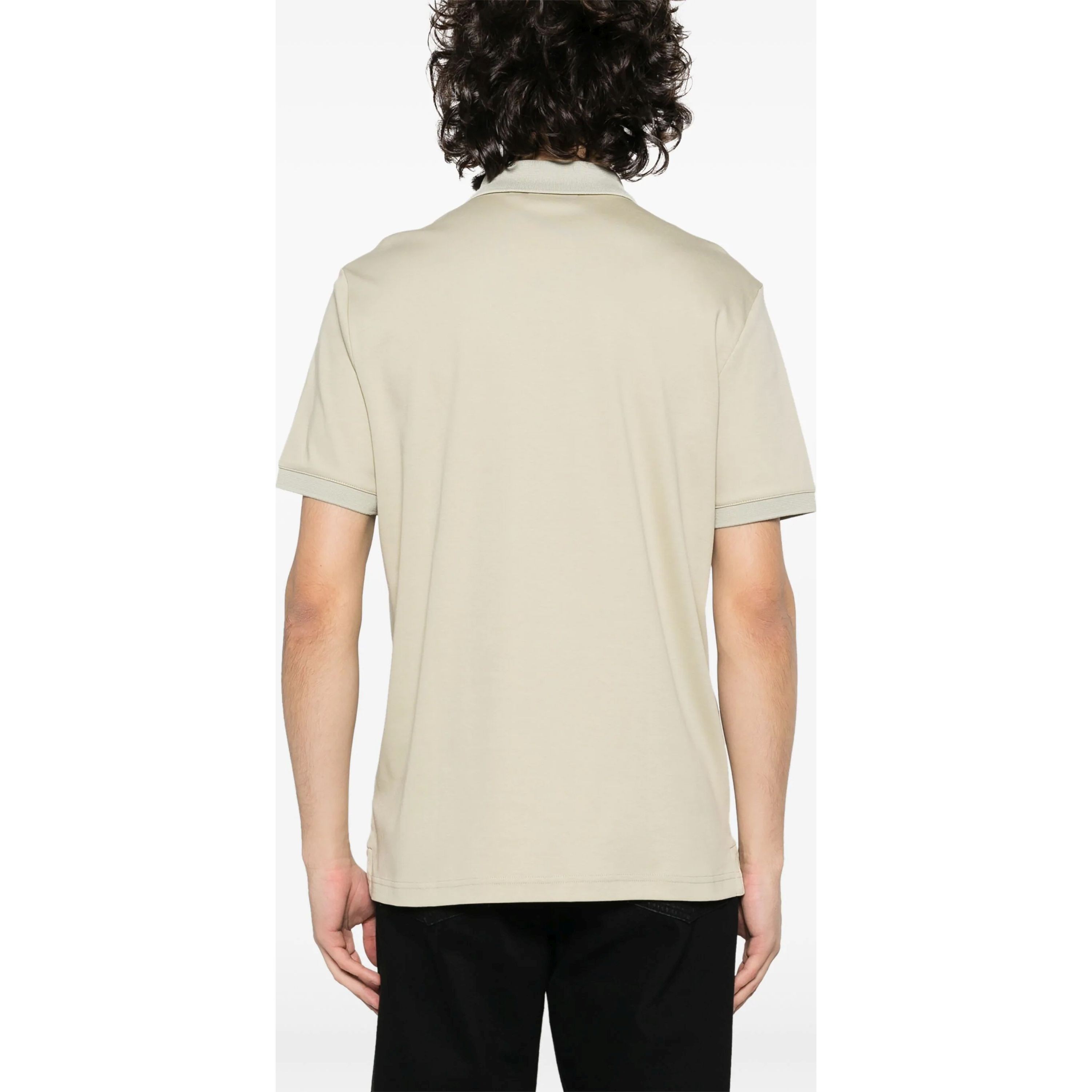 CALVIN KLEIN Polo marškiniai trumpos rank. vyrams, Žalia, S/s polo 3