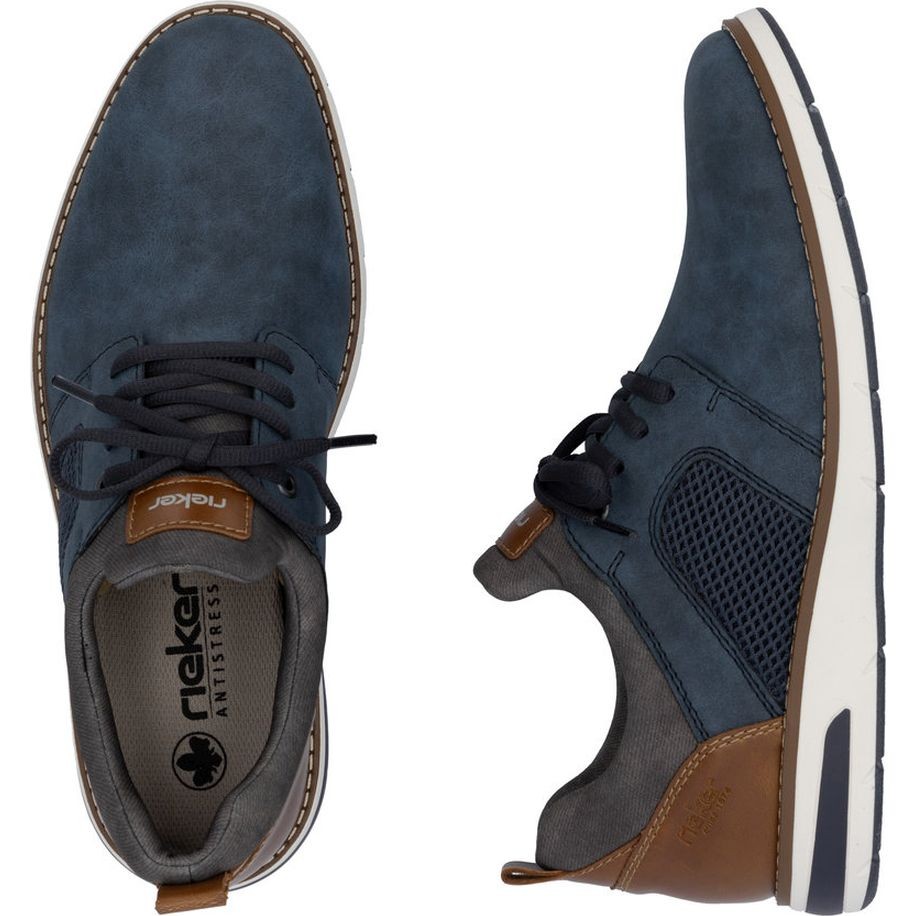 RIEKER Laisvalaikio bateliai vyrams, Mėlyna, LEISURE 8