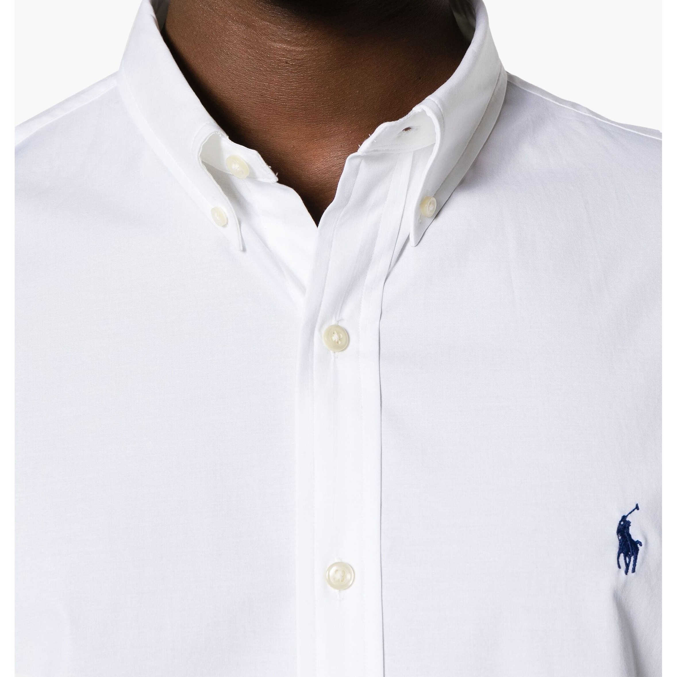 POLO RALPH LAUREN Marškiniai ilgomis rankovėmis vyrams, Balta, Long sleeve sport shirt 4