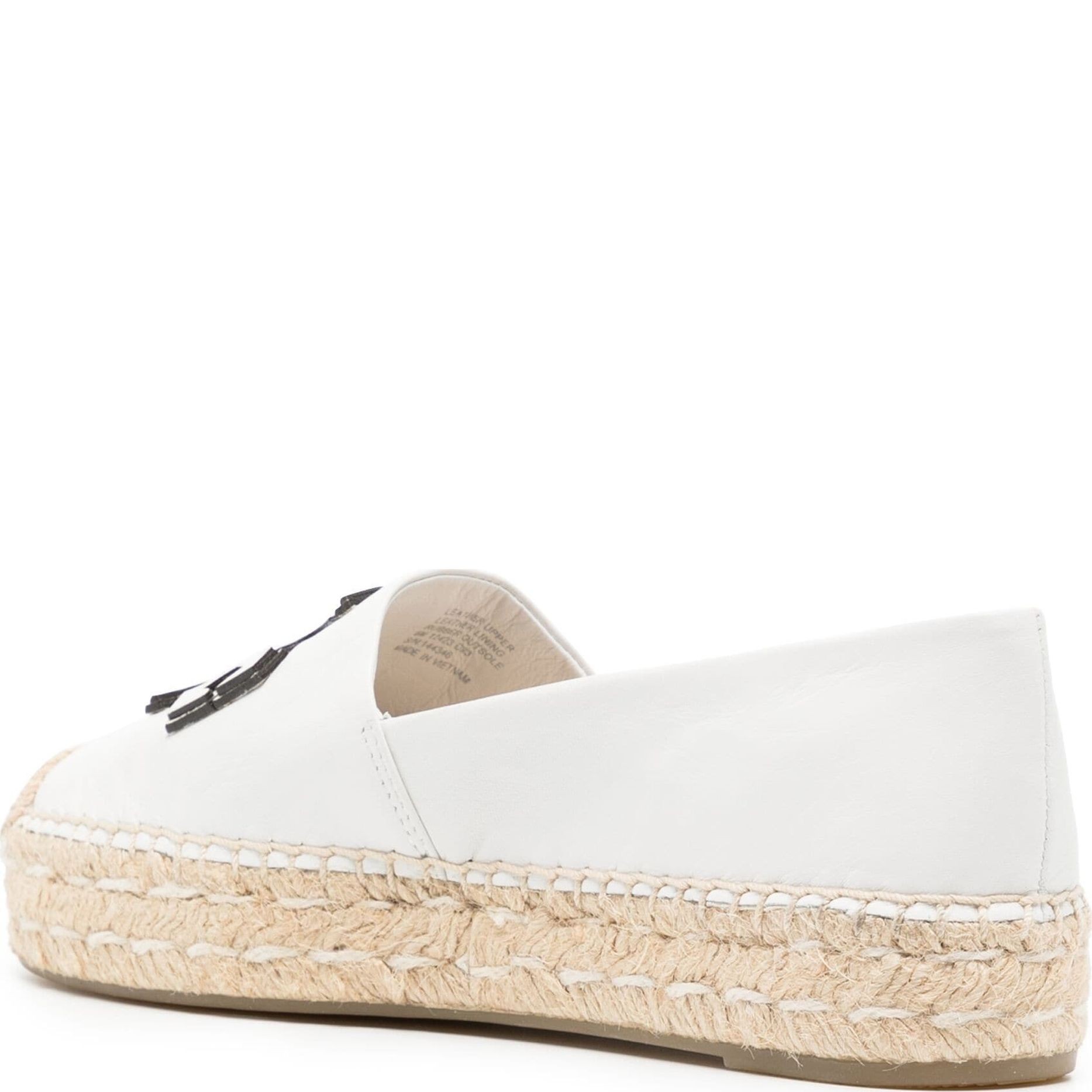 TORY BURCH Espadrilės moterims, Balta, Ines platform espadrille 3