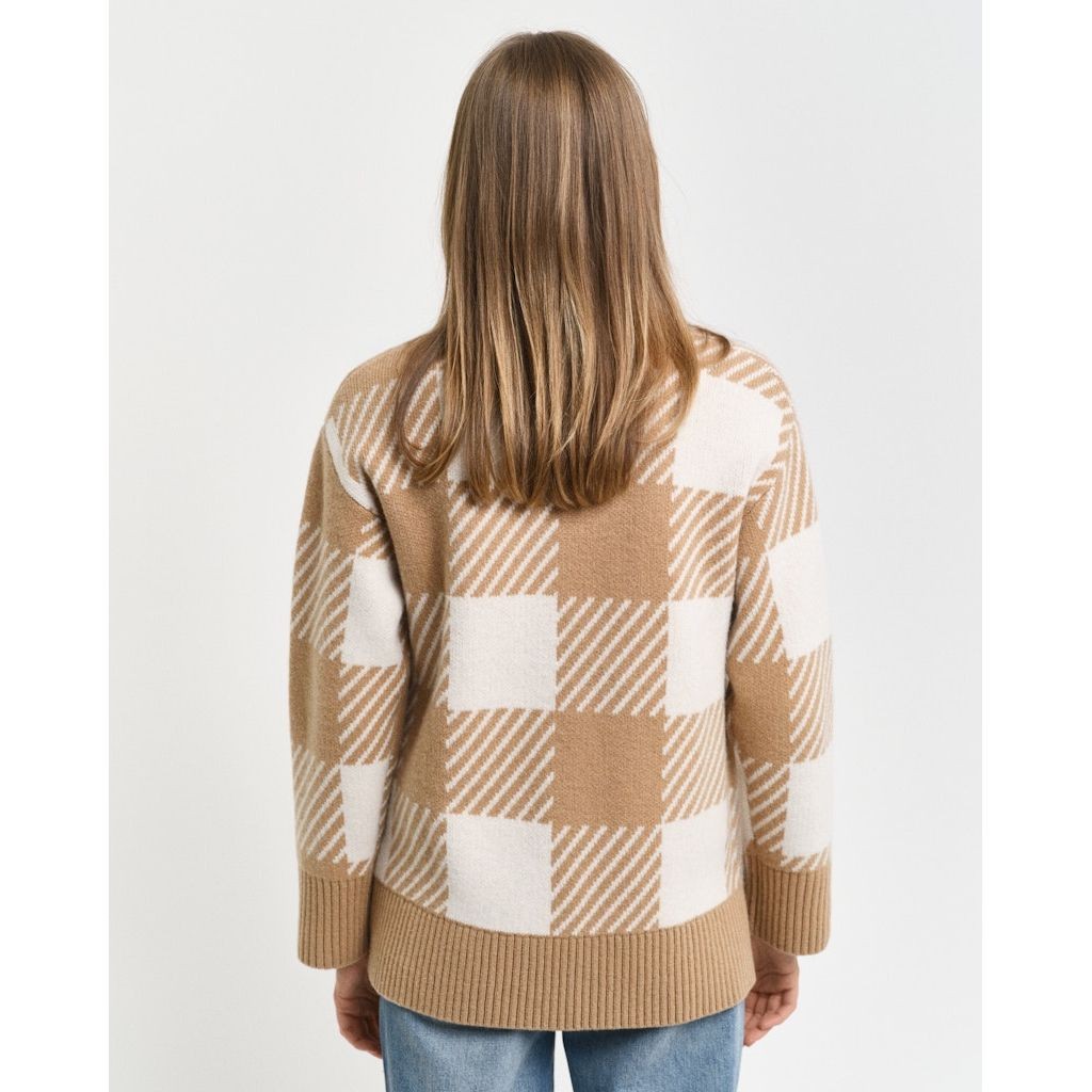 GANT Kardiganas moterims, Marga, Buffalo checked cardigan 3