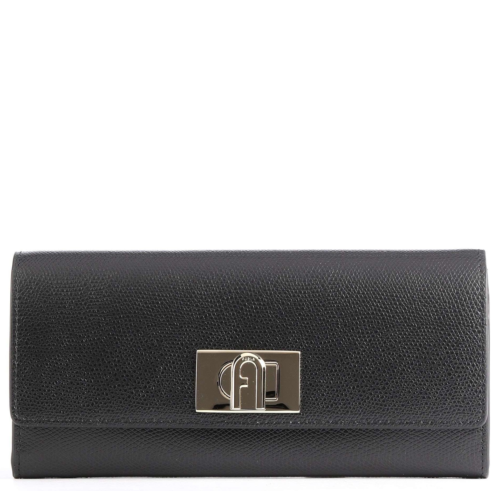 FURLA Piniginė moterims, Juoda, 1927 continental wallet 1