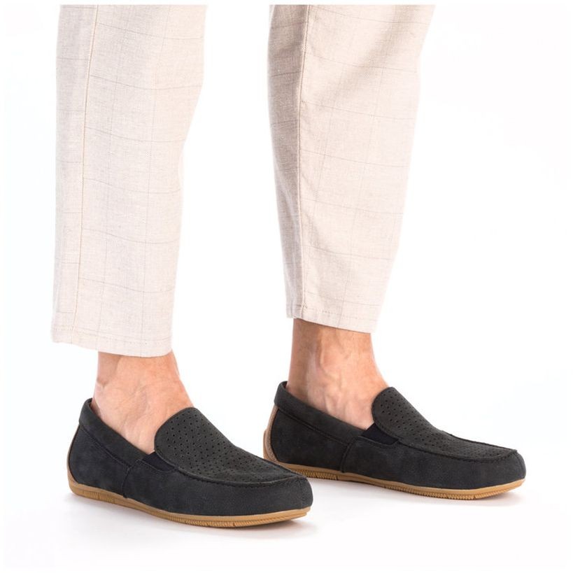 RIEKER Mokasinai vyrams, Mėlyna, MOCASINS 2