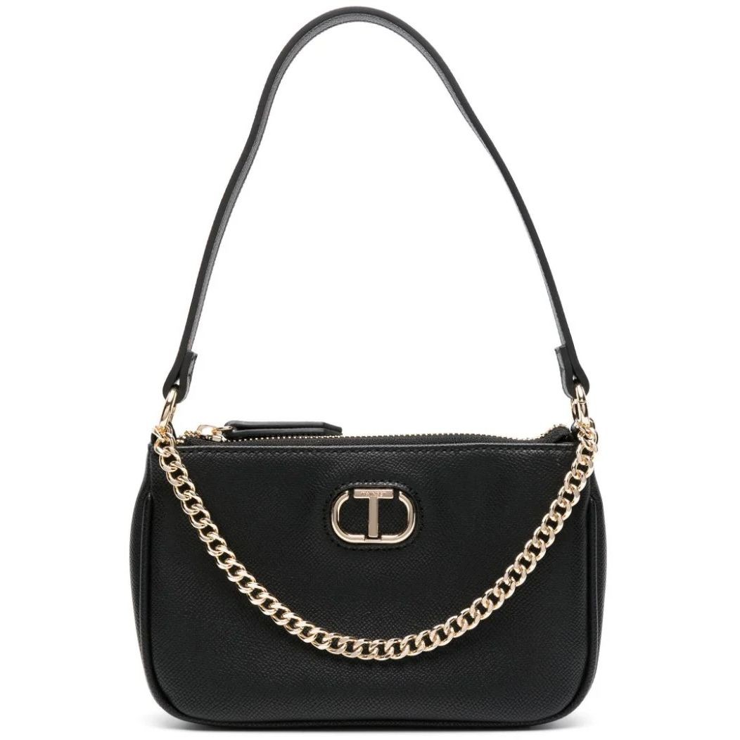 TWINSET Rankinė per petį moterims, Juoda, Mini crossbody 1