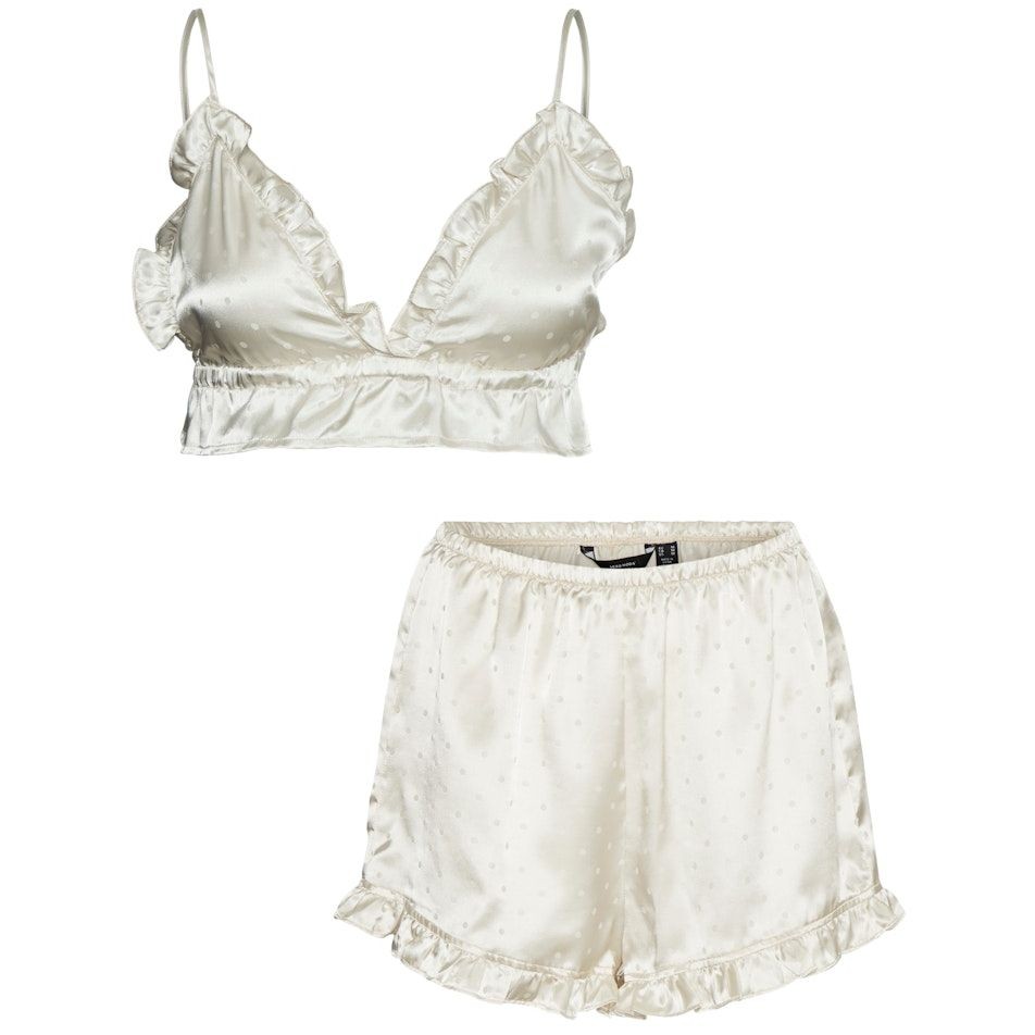 VERO MODA Naktiniai marškiniai moterims, Mėlyna, VMGLACIER NIGHTWEAR S 1