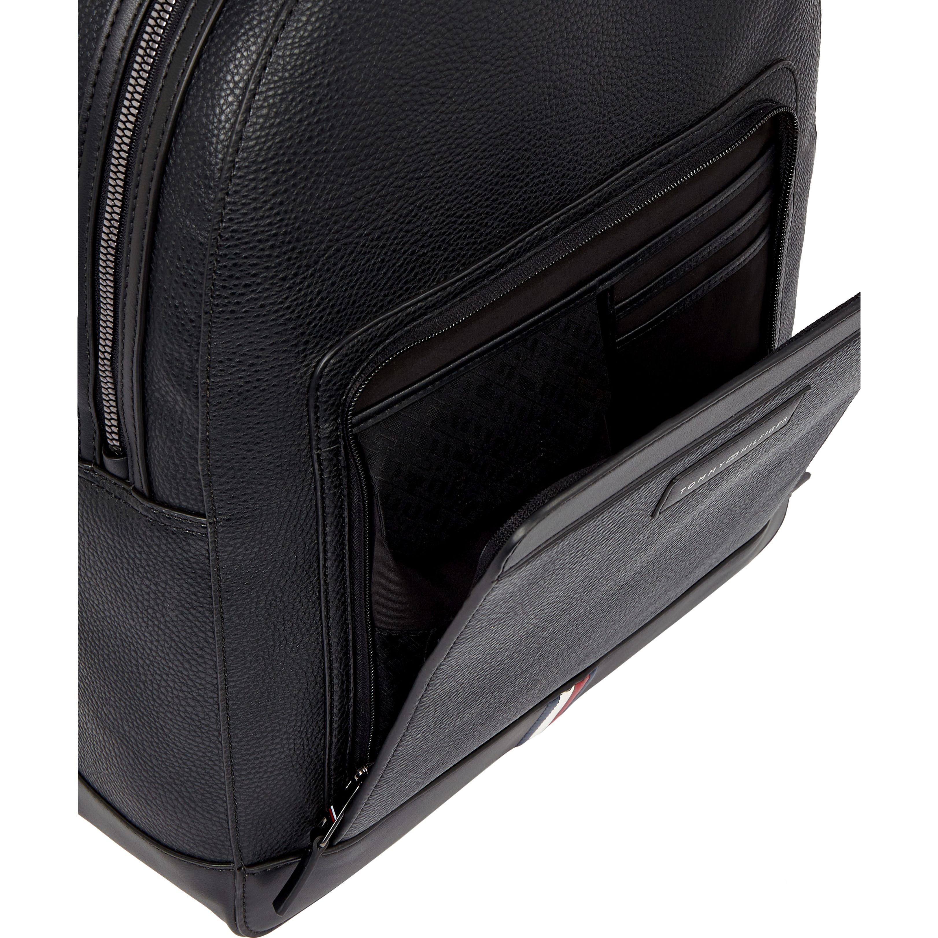 TOMMY HILFIGER Kuprinė vyrams, Juoda, Business backpack 7