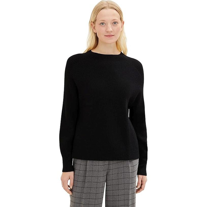 TOM TAILOR Sportinis nertinis moterims, Juoda, JUMPER 2