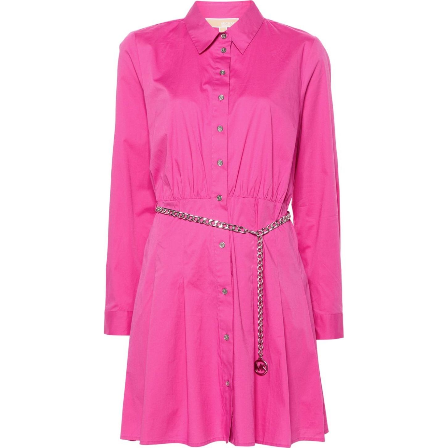 MICHAEL KORS Mini suknelė moterims, Rožinė, Cotton mini dress