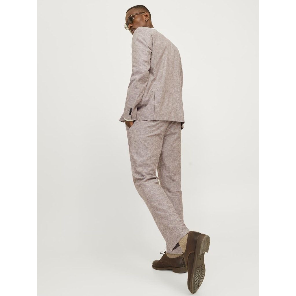 JACK & JONES Kelnės vyrams, Ruda, JPRRIVIERA LINEN TR 5