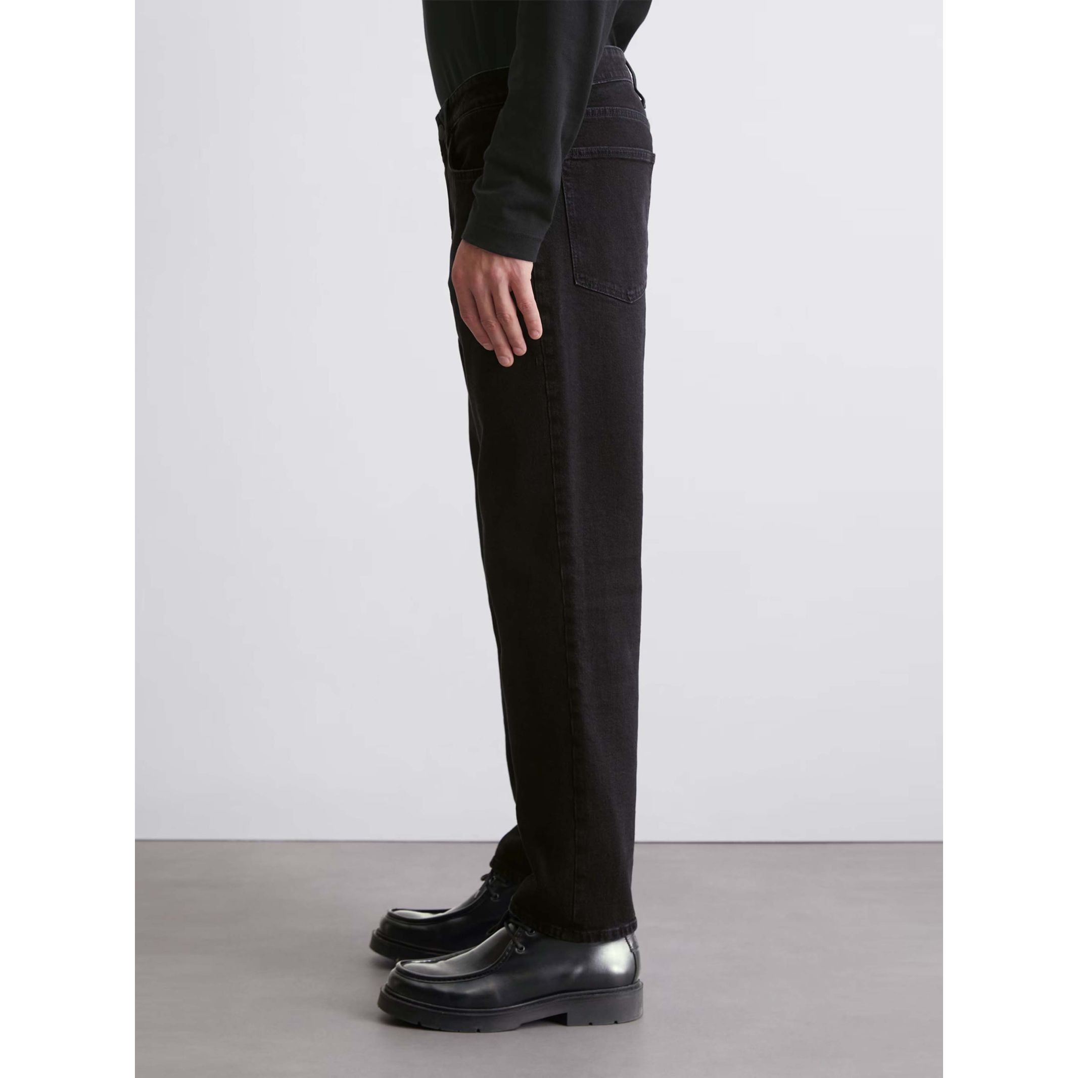 MARC O'POLO Tiesūs džinsai vyrams, Juoda, Straight 430917912158 3