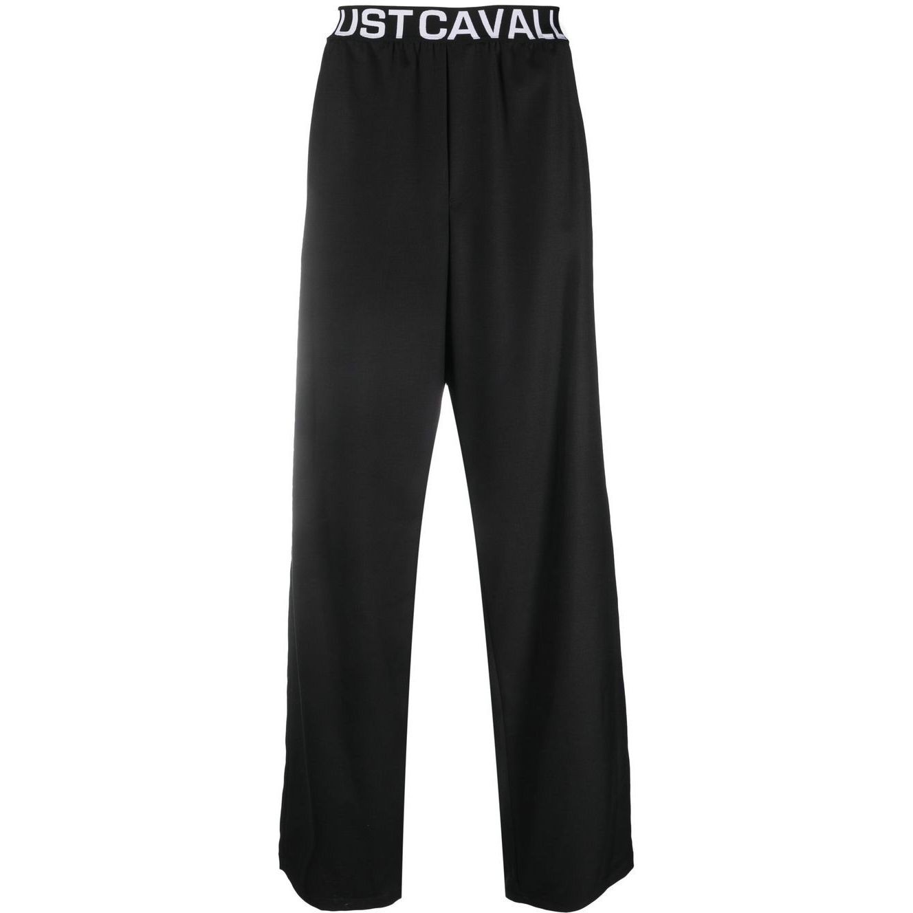 JUST CAVALLI Sportinės kelnės vyrams, Juoda, Logo trousers