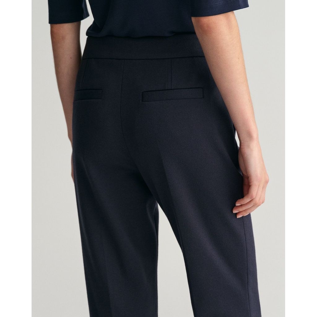 GANT Kelnės moterims, Mėlyna, JERSEY CIGARETTE PANT 4