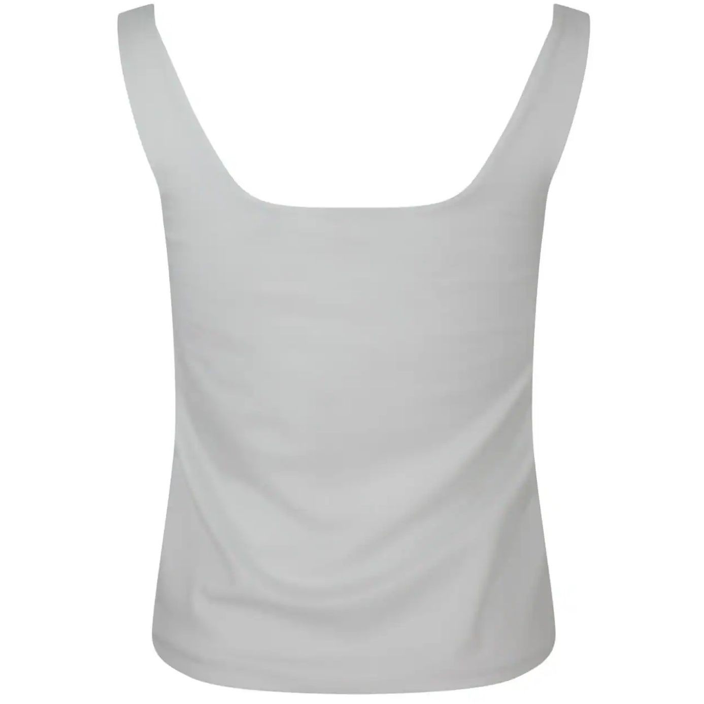 VINCE Marškiniai be rankovių moterims, Balta, Square neck tank top 2