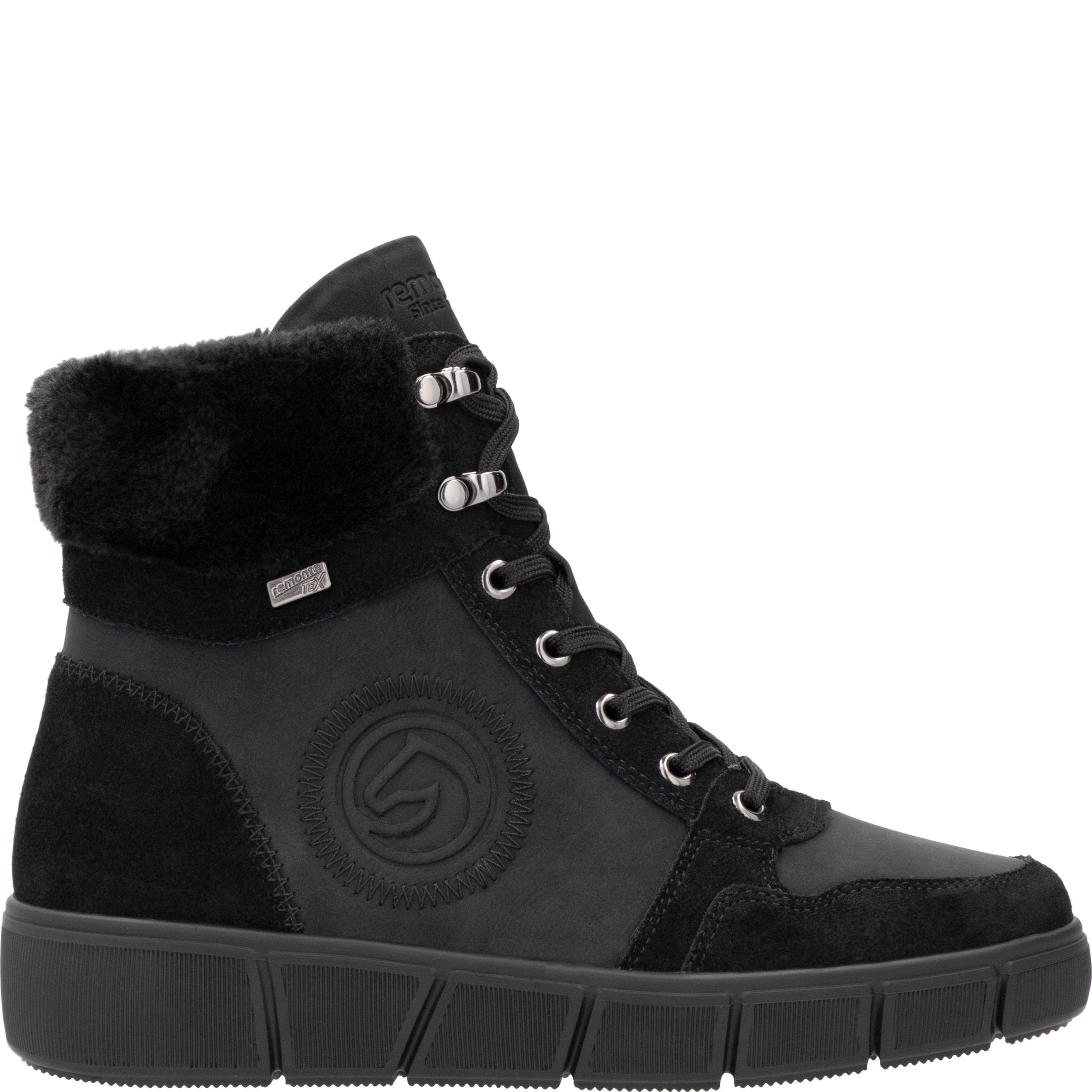 REMONTE Aulinukai moterims, Juoda, Ladies mid height boots 3