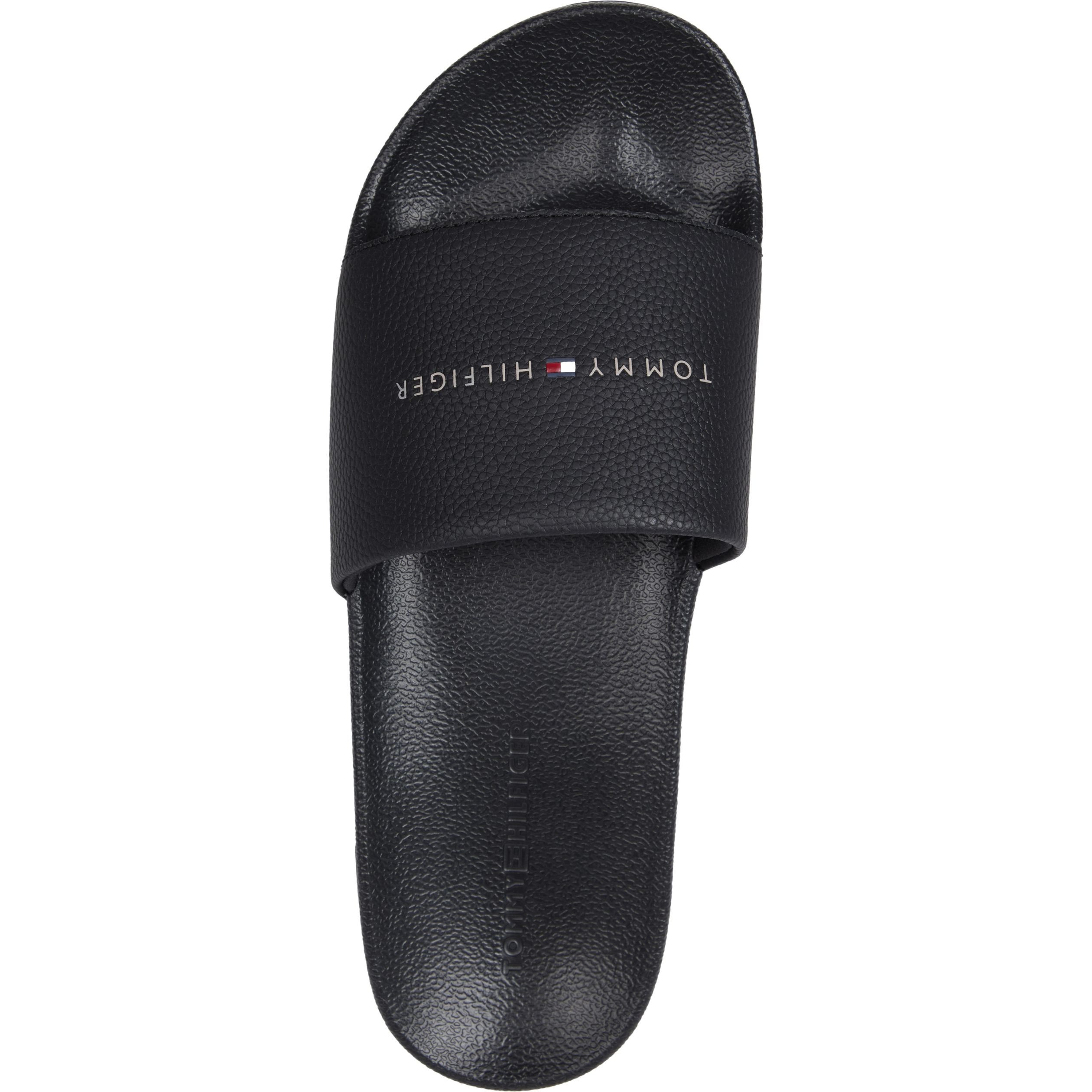 TOMMY HILFIGER Guminės šlepetės vyrams, Juoda, Nyc pool slide 3