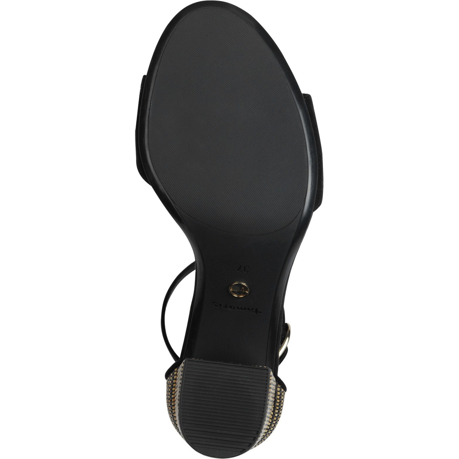 TAMARIS Basutės moterims, Juoda, Sandal heel 5