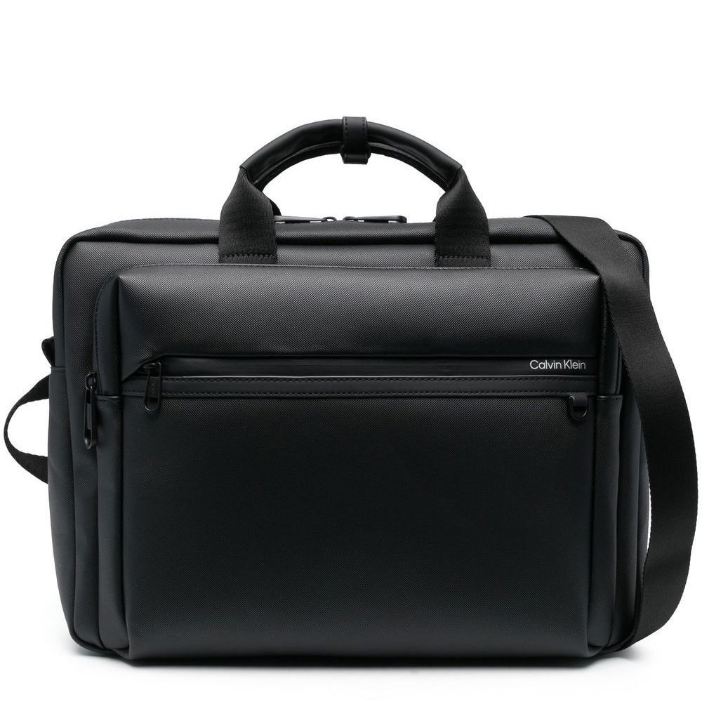CALVIN KLEIN Dėklas kompiuteriui vyrams, Juoda, DAILY TECH CONV 2G LAPTOP BAG 1