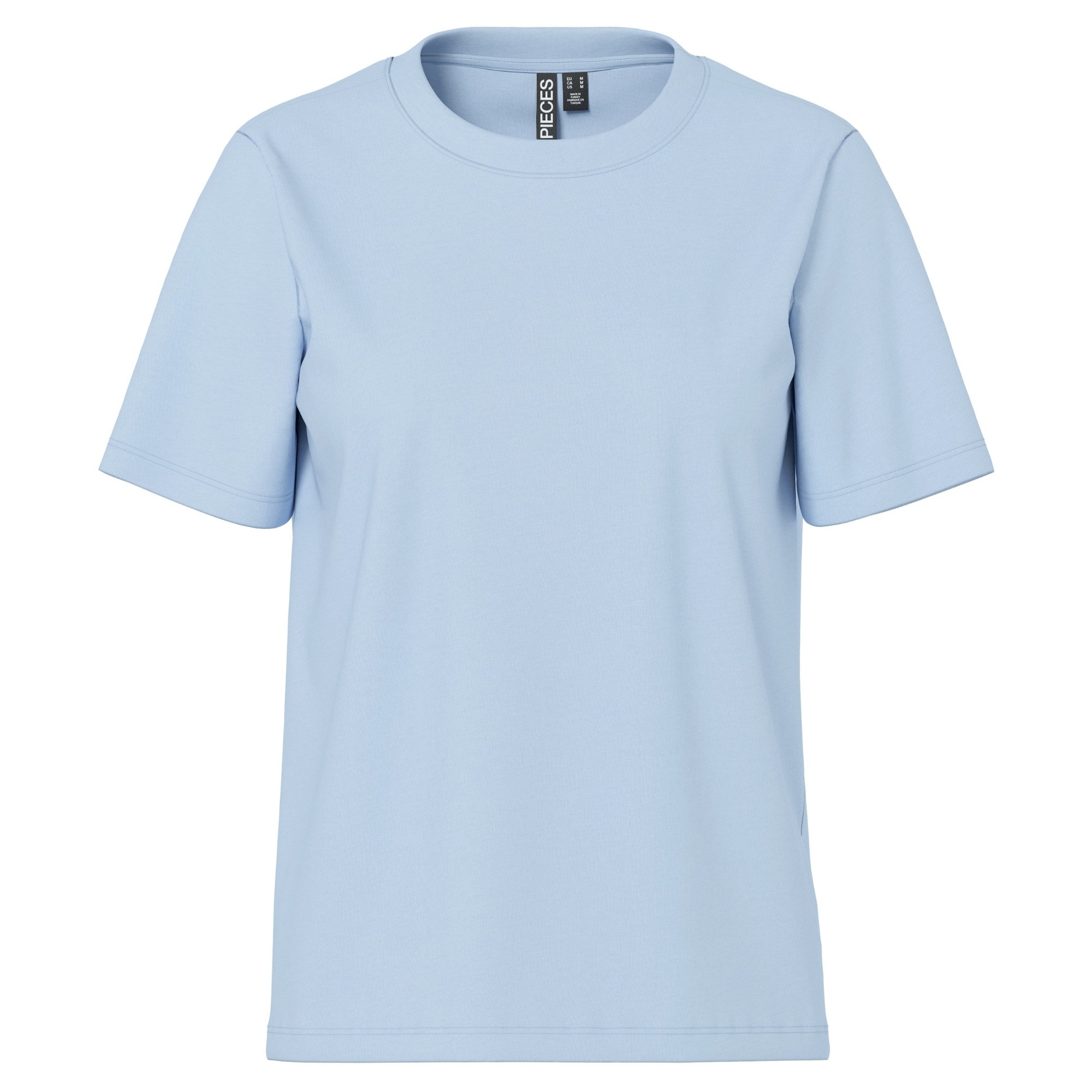 PIECES Marškinėliai moterims, Mėlyna, Ria solid 1