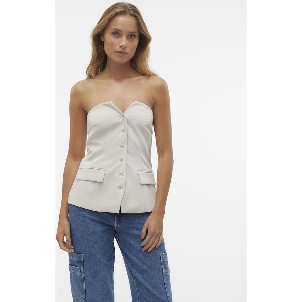 VERO MODA Palaidinės moterims, Sidabrinė, Vmcharity tops 2