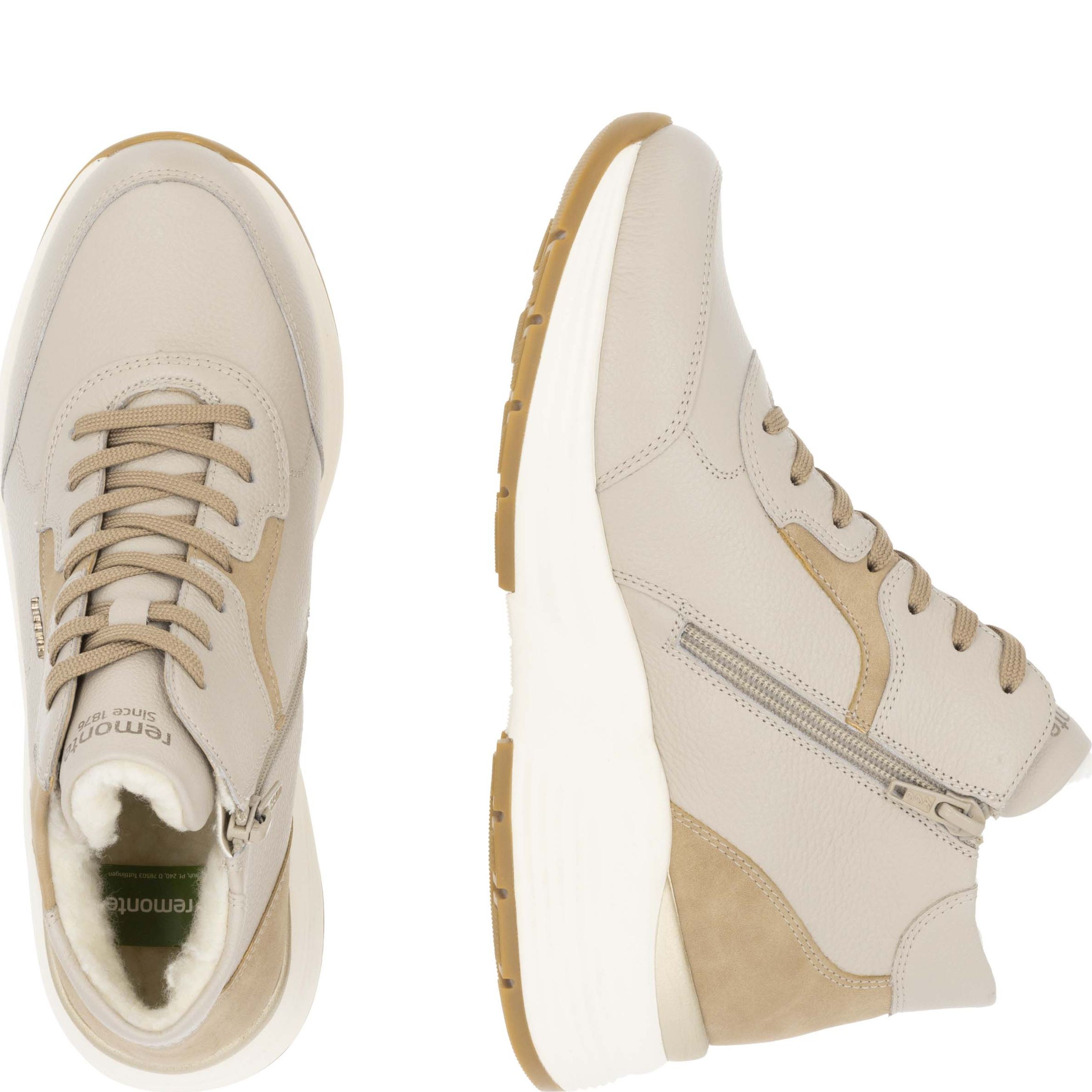 REMONTE Aulinukai moterims, Smėlio, Ladies short boots 11