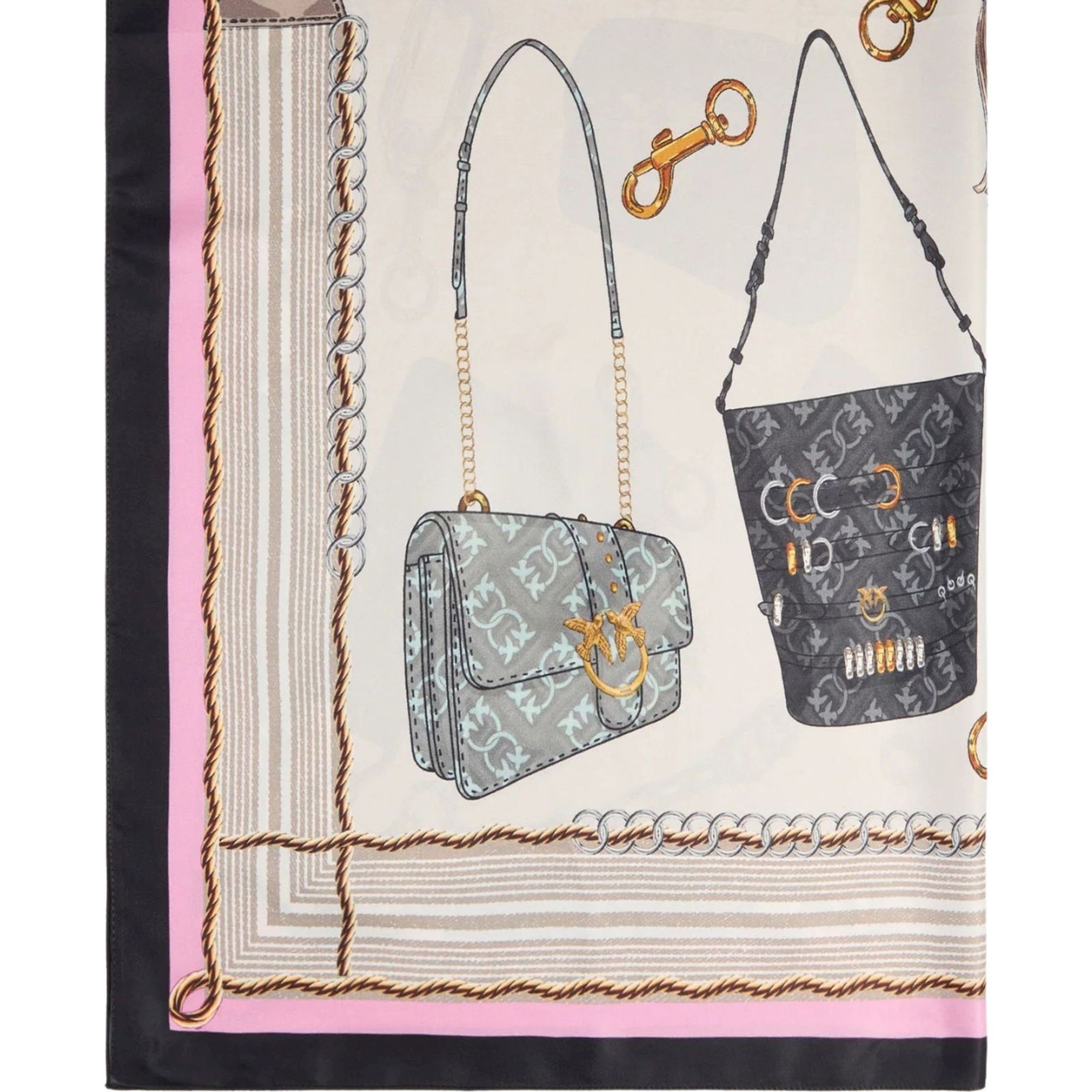 PINKO Šalikas moterims, Marga, Limbo foulard 1