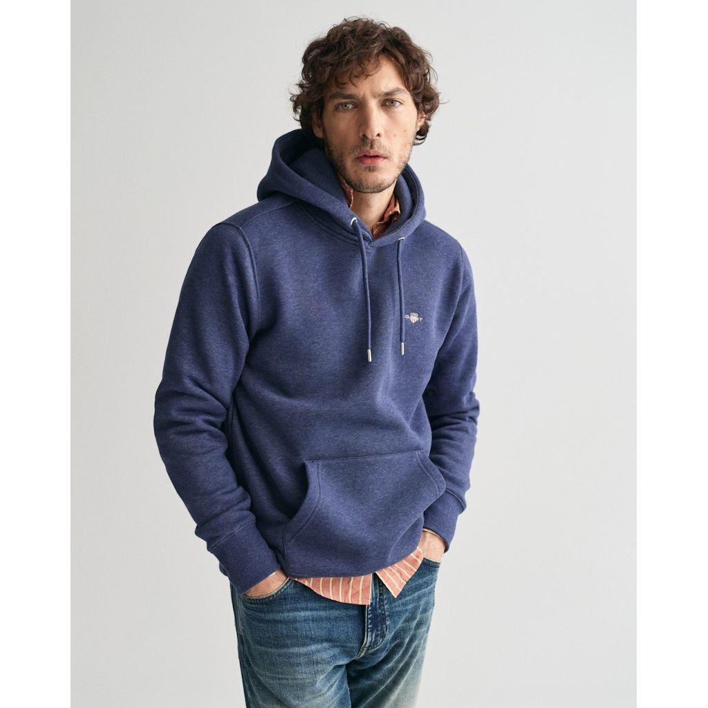 GANT Džemperis vyrams, Mėlyna, Reg shield hoodie 2
