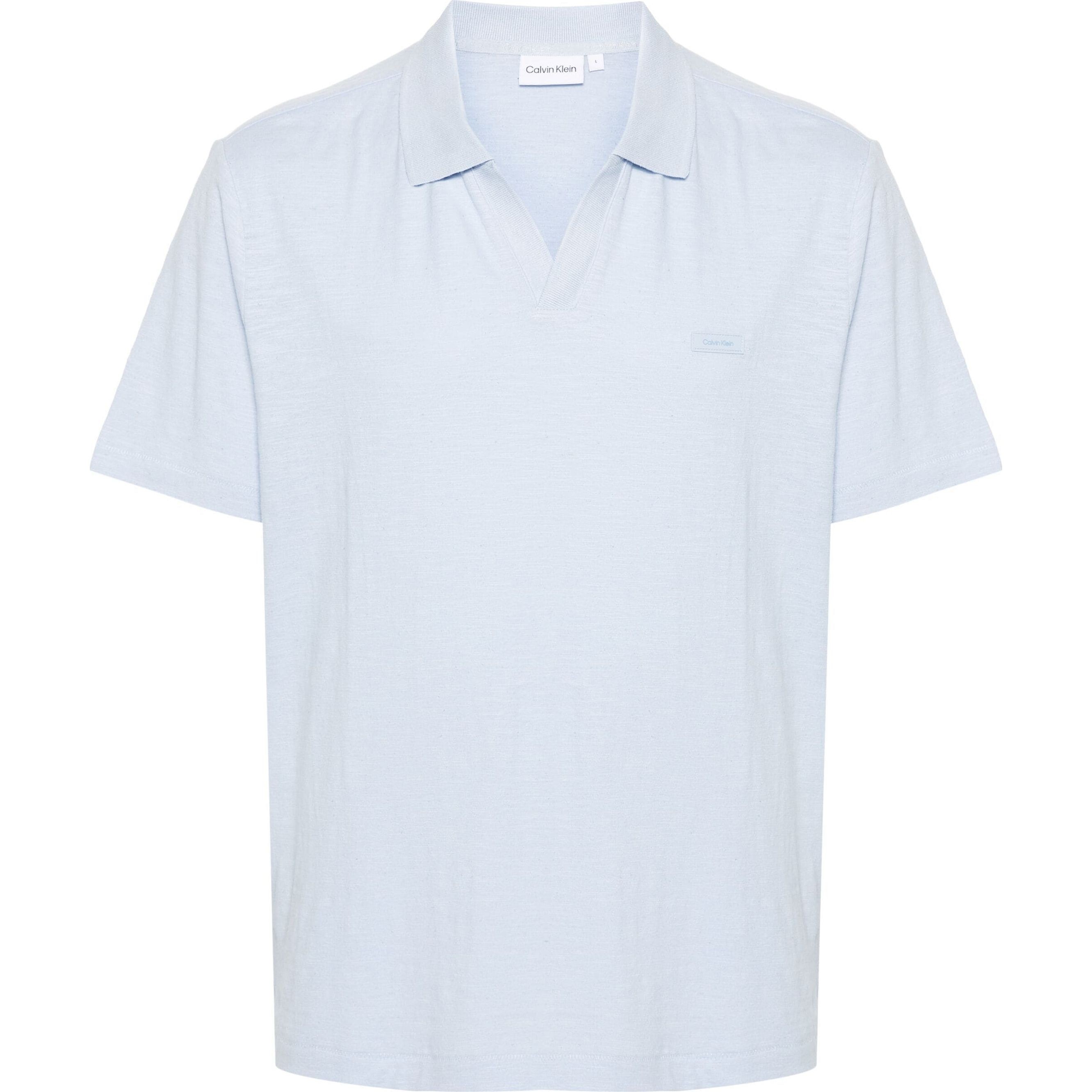 CALVIN KLEIN Polo marškiniai trumpos rank. vyrams, Mėlyna, S/s polo 1
