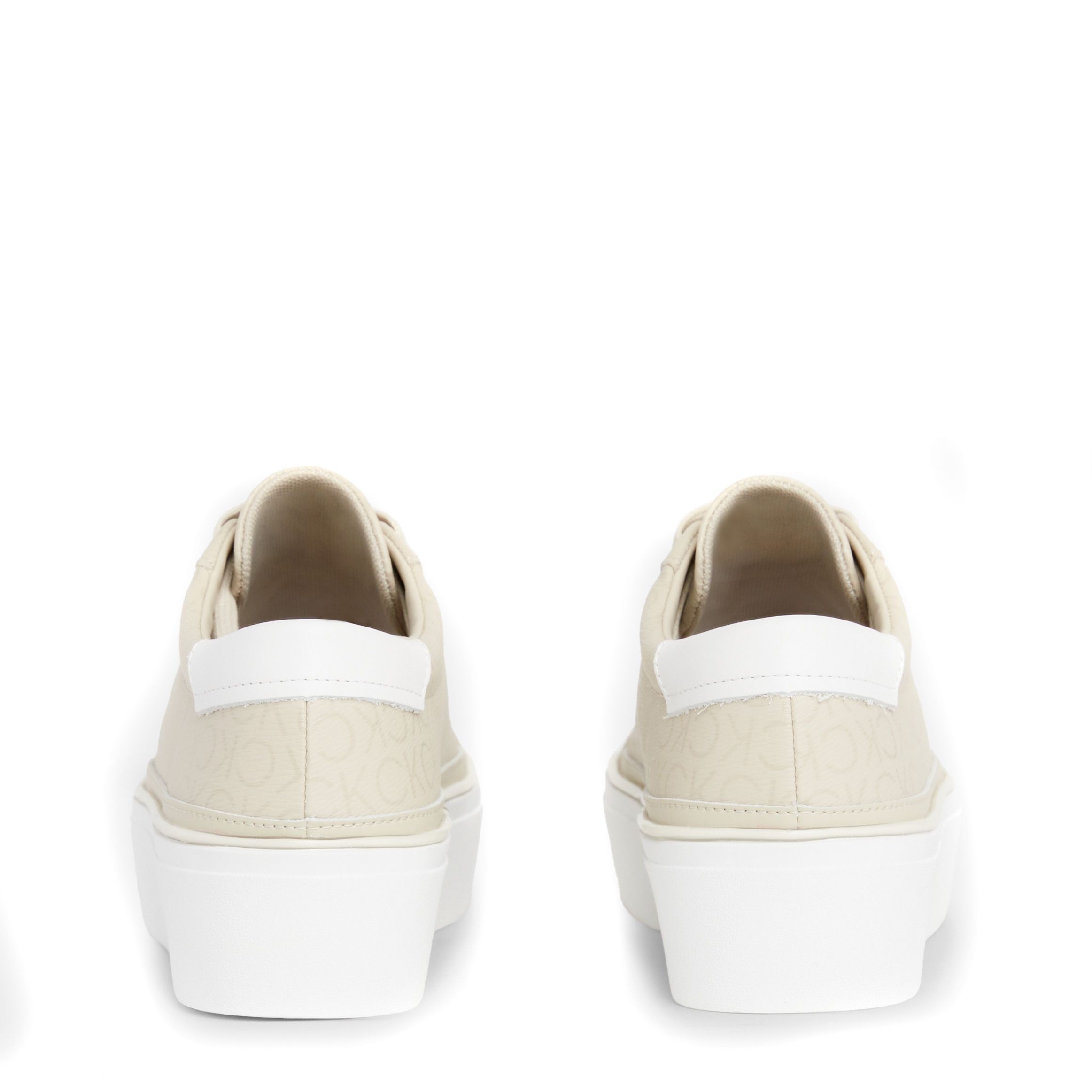 CALVIN KLEIN Laisvalaikio bateliai moterims, Pilka, Flatform cup lace up leisure 3