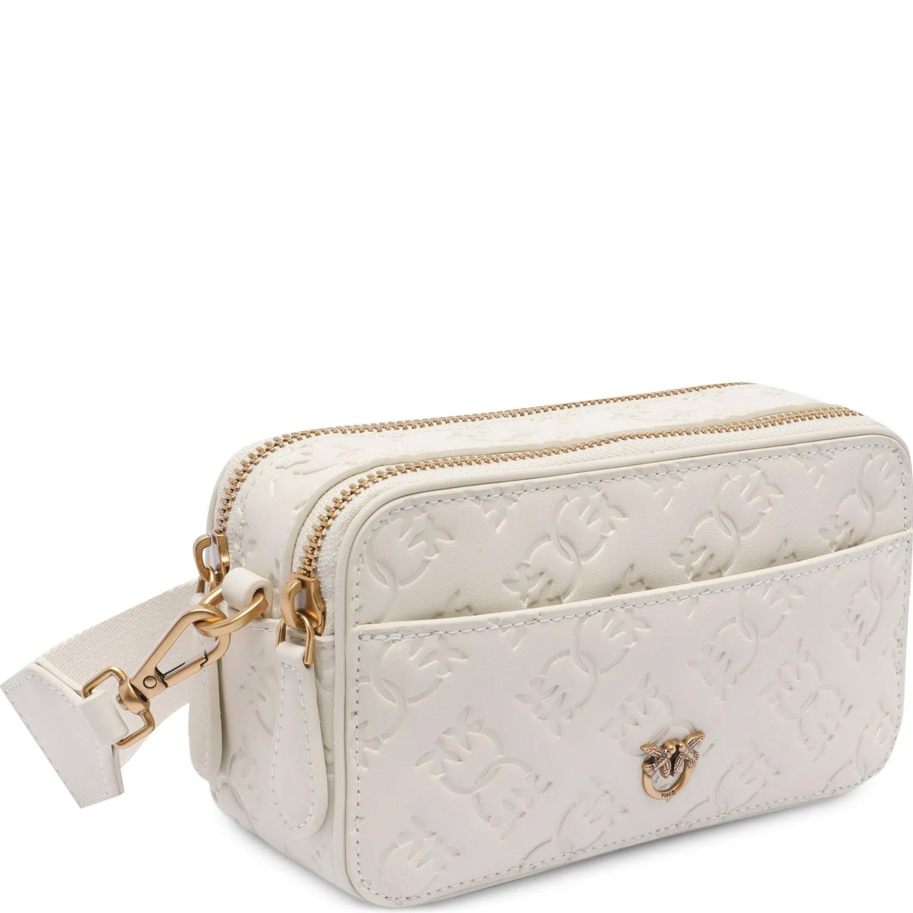 PINKO Rankinė per petį moterims, Balta, Camera bag mini  3