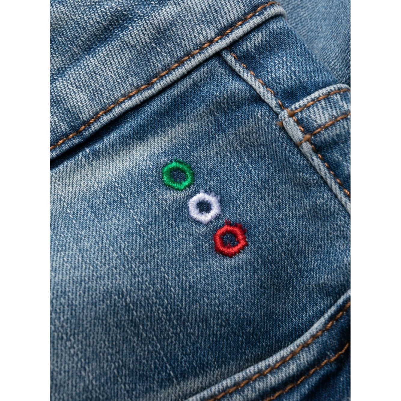 PHILIPP PLEIN Tiesūs džinsai -vyrams, Mėlyna, Denim Trousers Detroit Fit 2