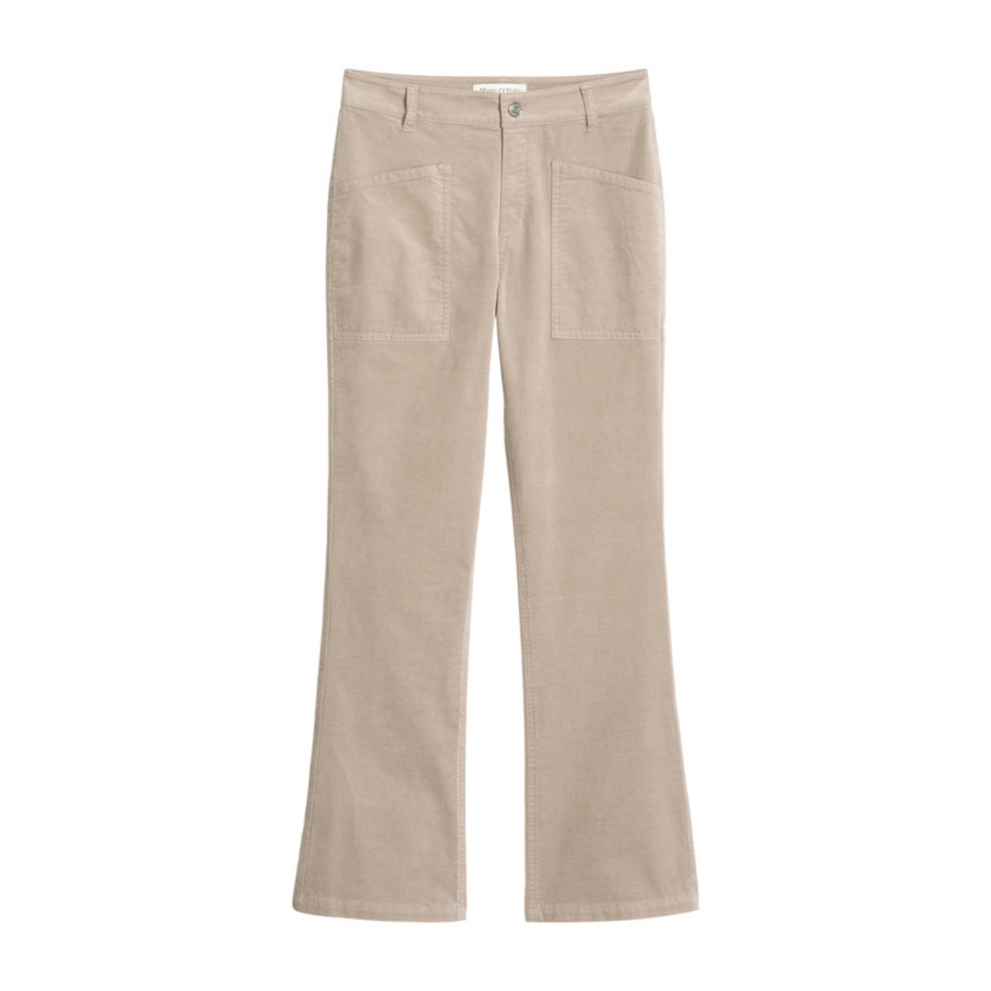 MARC O'POLO Platėjantys džinsai moterims, Smėlio, 510023511079 Flared