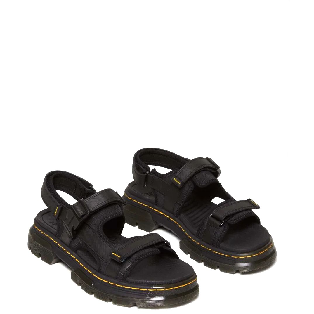 DR. MARTENS Basutės vyrams, Juoda, Forster poly sandals 3