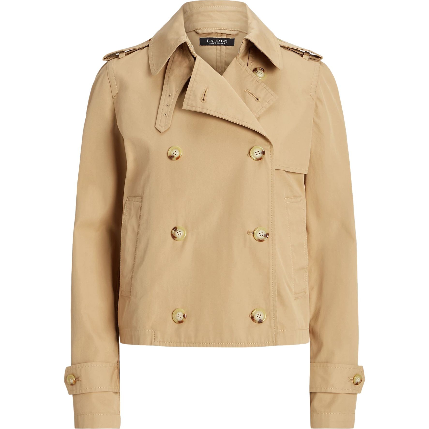 LAUREN RALPH LAUREN Lietpaltis moterims, Smėlio, Sayaite unlined trench
