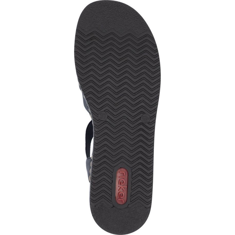 RIEKER Basutės moterims, Mėlyna, Sandals 9