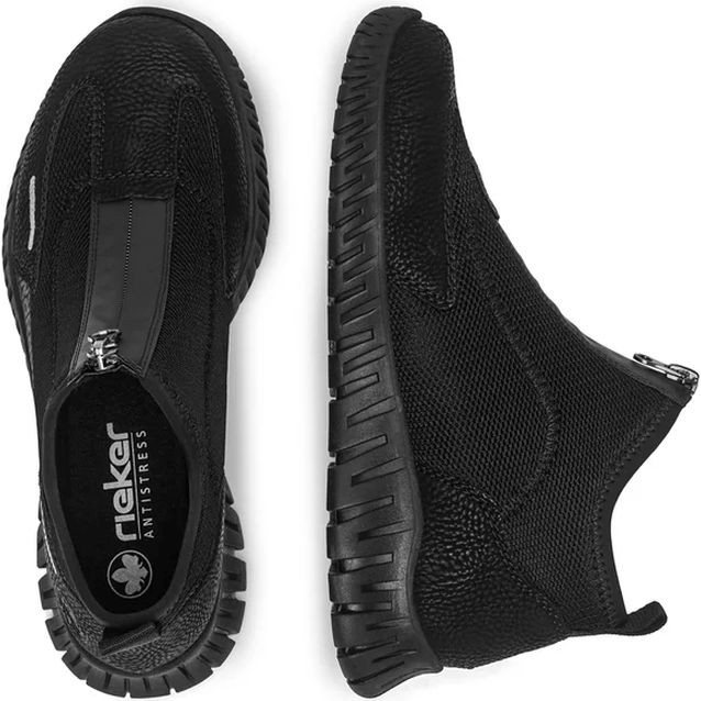 RIEKER Laisvalaikio bateliai moterims, Juoda, Ladies short boots 7