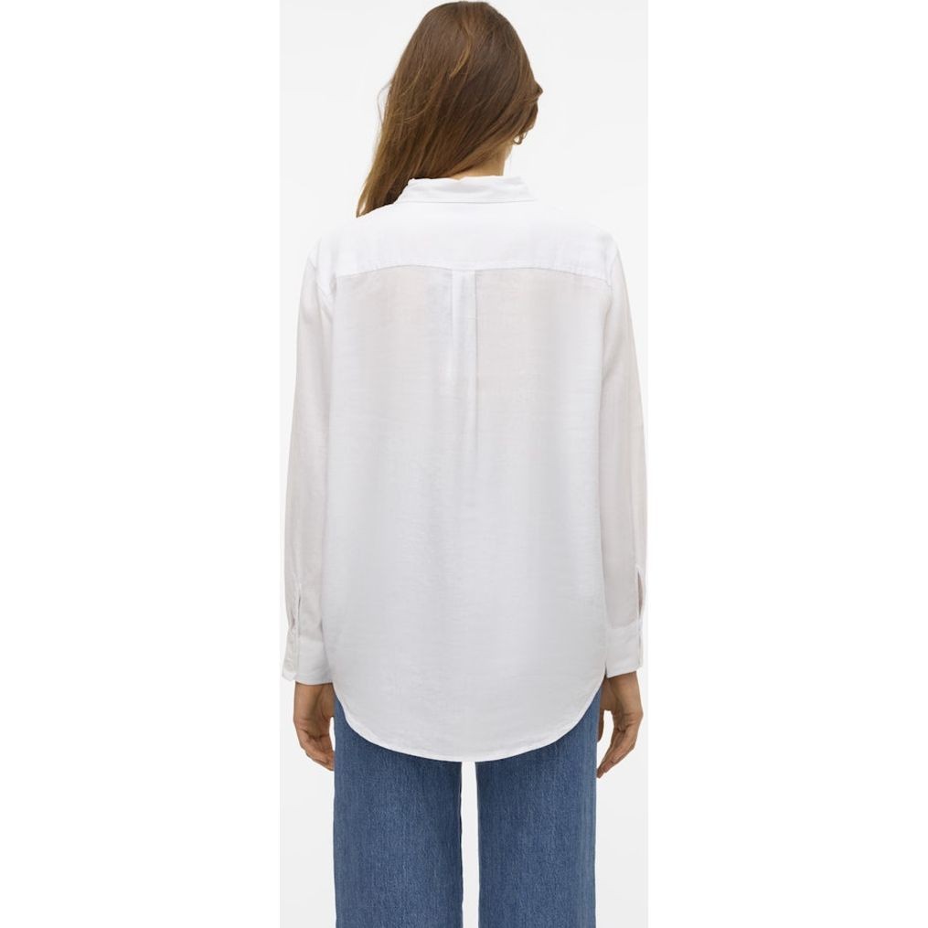 VERO MODA Marškiniai moterims, Balta, Vmlinn shirts 3