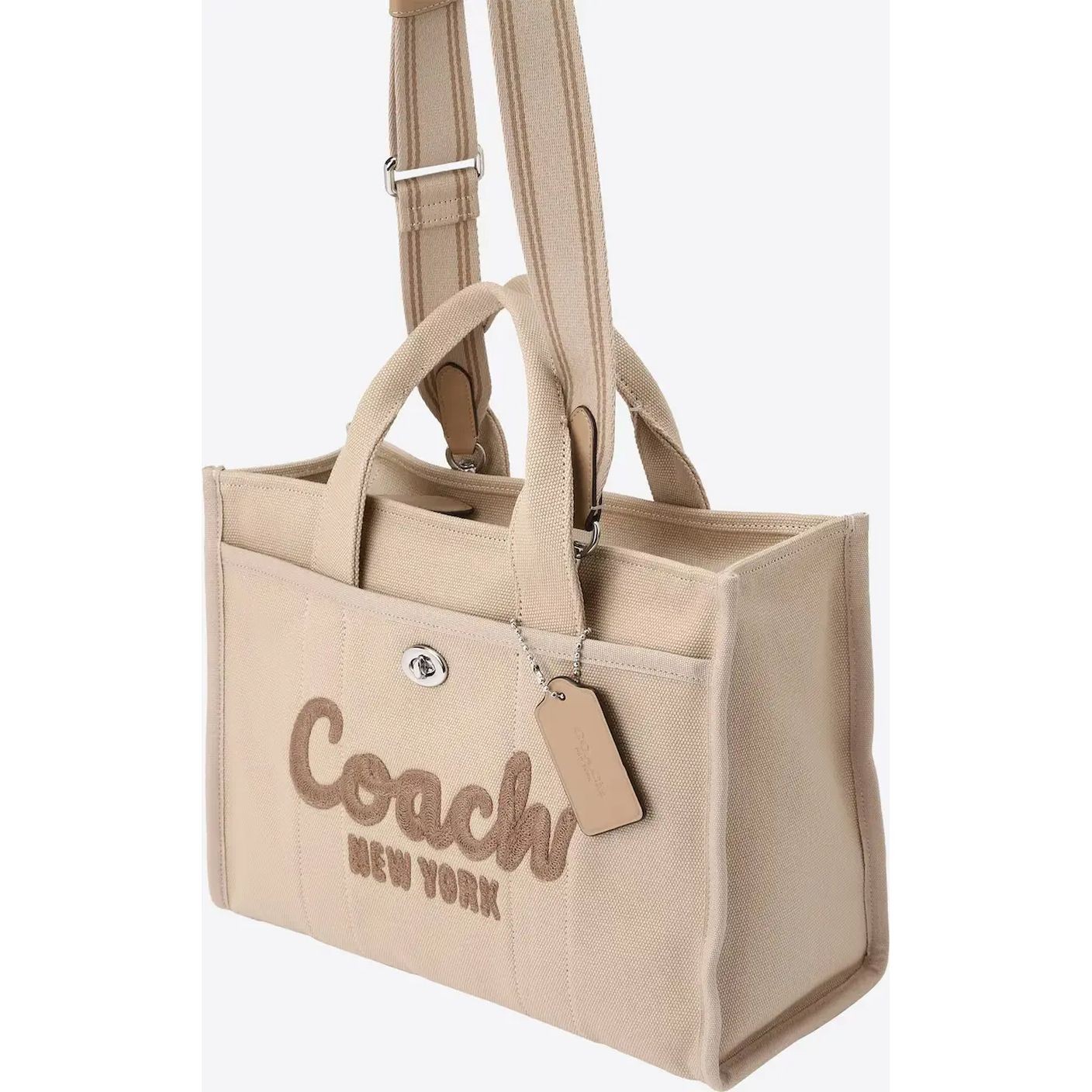 COACH Pirkinių krepšys moterims, Smėlio, Cargo tote 2