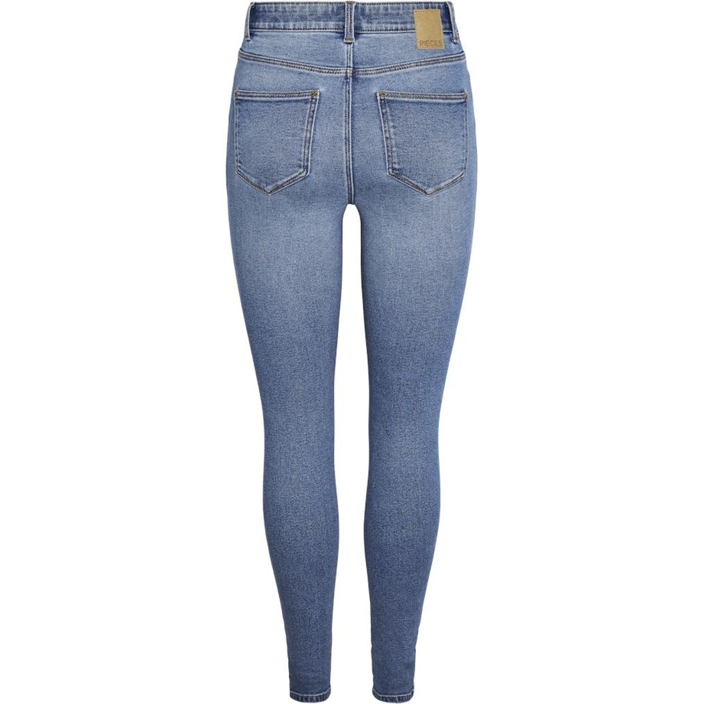 PIECES Aptempti džinsai moterims, Mėlyna, PCDANA HW SKINNY JEAN 2