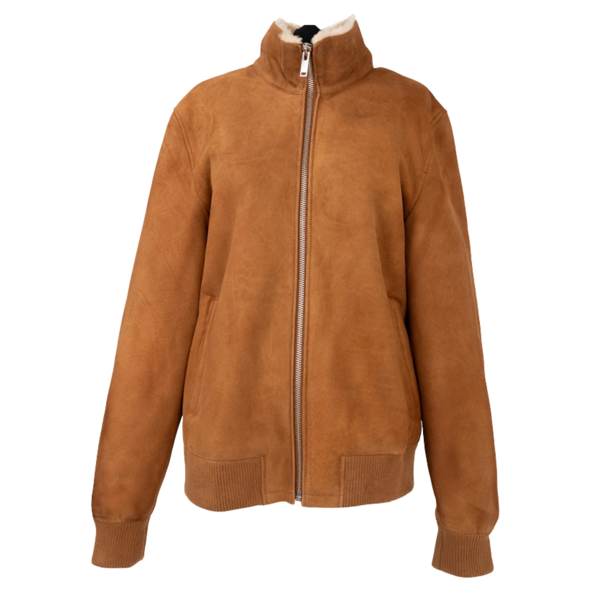 SERGIO MORETTI Odinė striukė vyrams, Smėlio, Leather jacket 1