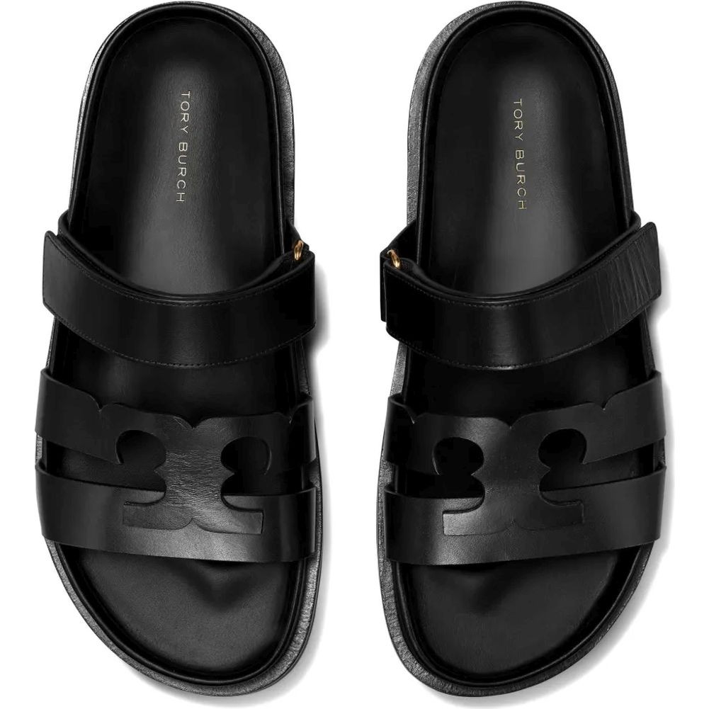 TORY BURCH Šlepetės moterims, Juoda, Ines sport slippers 3