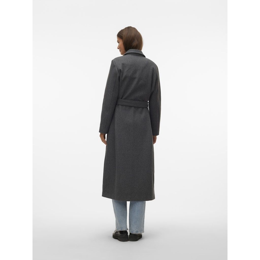VERO MODA Paltas moterims, Pilka, Fortuneaya xtra long coat 3