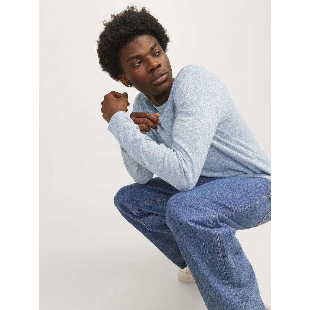 JACK & JONES Megztinis vyrams, Mėlyna, Jjelinen pullover 6