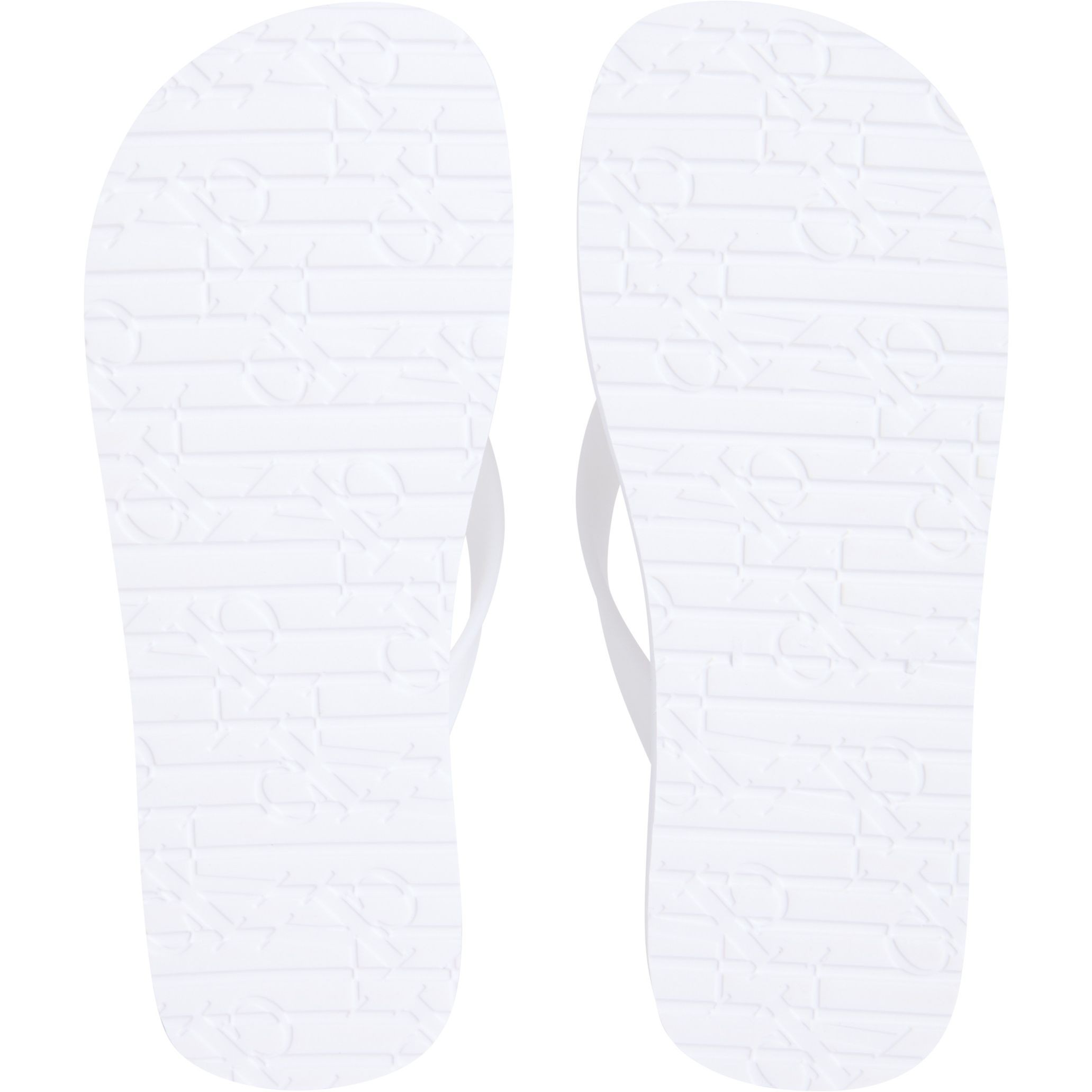 CALVIN KLEIN JEANS Pliažo šlepetės per pirštą moterims, Balta, Beach sandal flatform 5