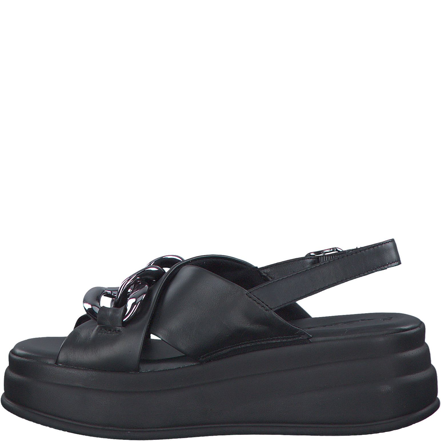 TAMARIS Basutės moterims, Juoda, SANDALS 3